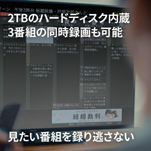 Panasonic パナソニック ネットワークレコーダー miyotto UN-ST20A-H 2TB ダークグレー