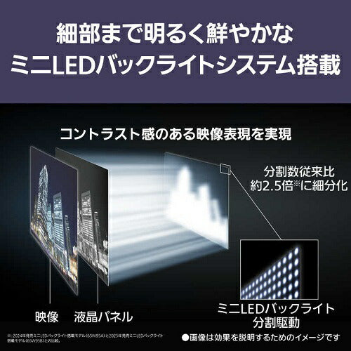 4K液晶 テレビ VIERA ビエラ  液晶最上位モデル Fire TV ミニLEDバックライト搭載 55V型 パナソニック TV-55W95B