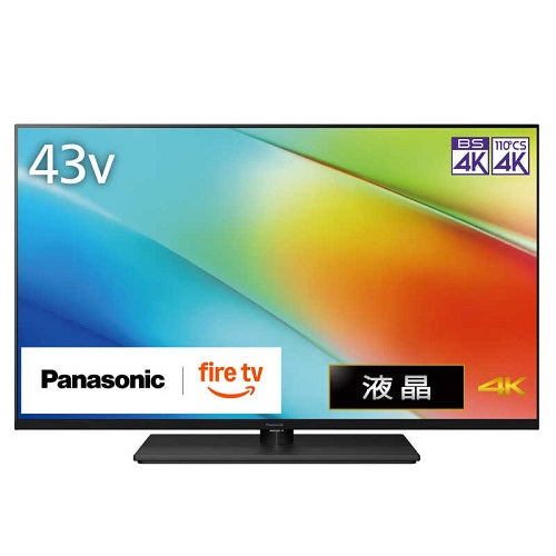 4K液晶 テレビ VIERA ビエラ  液晶ハイグレードモデル Fire TV搭載 43V型 パナソニック TV-43W90B
