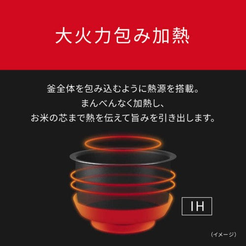 炊飯器 5.5合 おどり炊き 可変圧力IHジャー ホワイト ダイヤモンド竃(かまど)釜 パナソニック SR-N510D-W