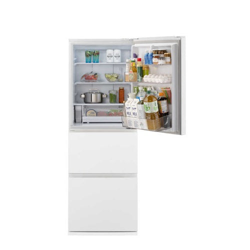 冷蔵庫 326リットル 右開き 3ドア マットホワイト パナソニック NR-C33ES2-W