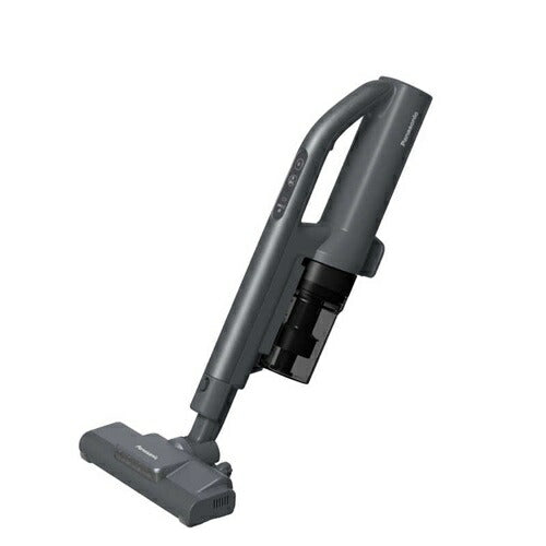 掃除機 サイクロン式 コードレススティック パナソニック MC-SB55K-A ストーンブルー 軽量 LEDライト ゴミ検知 からまないブラシ スタンド付き