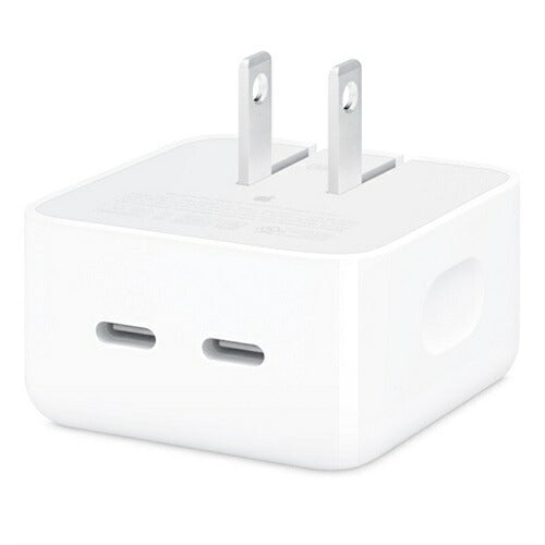 デュアルUSB-Cポート搭載35Wコンパクト電源アダプタ Apple MW2H3AM/A