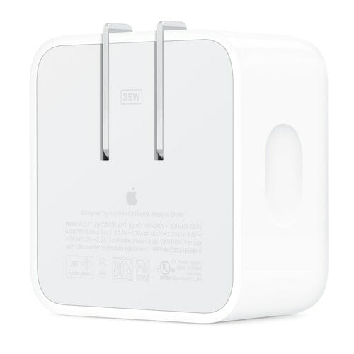 デュアルUSB-Cポート搭載35Wコンパクト電源アダプタ Apple MW2H3AM/A