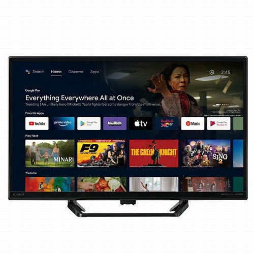 オリオン 24型 スマートディスプレイ SLHD241年式2022年製 Amazon | オリオン ORION AndroidTV搭載 スマートテレビ 24インチ