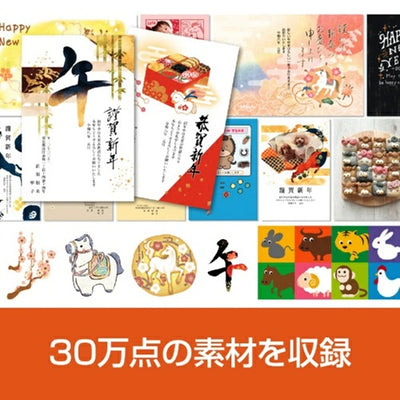 年賀状・住所録ソフト 筆王Ver.30 ソースネクスト ﾌﾃﾞｵｳﾊﾞｰｼﾞｮﾝ30