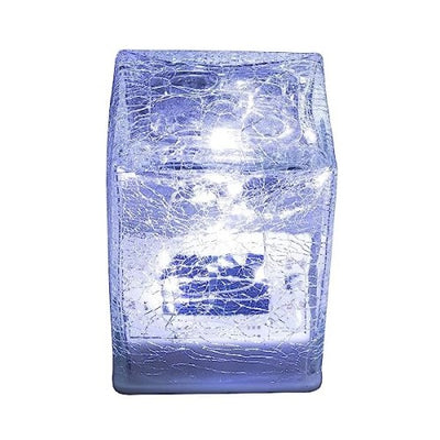 LED ソーラーライト 直径8cm キューブ型 ガーデンマスター LEDソーラーガーデンライト piccolo ピッコロ 山善 WLL-1044（WH）