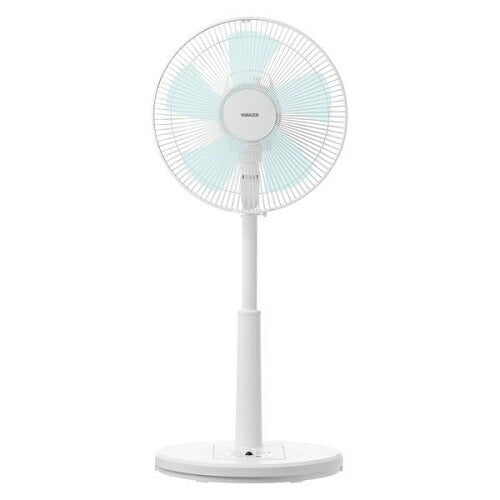 扇風機 リモコン付き 風量3段階 切タイマー リズム風 30cm ホワイト YAMAZEN YLR-AG307(W)