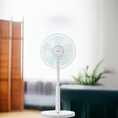 扇風機 リモコン付き 風量3段階 切タイマー リズム風 30cm ホワイト YAMAZEN YLR-AG307(W)