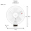 ヤマゼン YAMAZEN 壁掛け扇風機 DCモーター YWRX-BGD307(W) 30cm