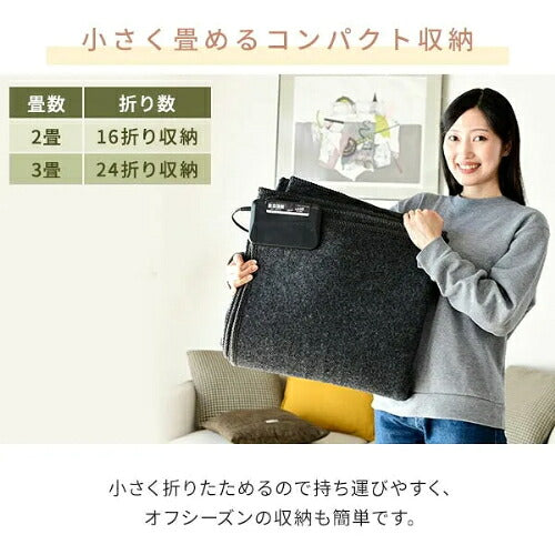 YAMAZEN 山善 ホットカーペットカバーセット YZPH-201 2畳相当