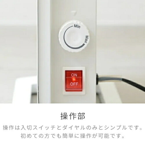 YAMAZEN 山善 ミニパネルヒーター DP-SD31(W) 160W ホワイト