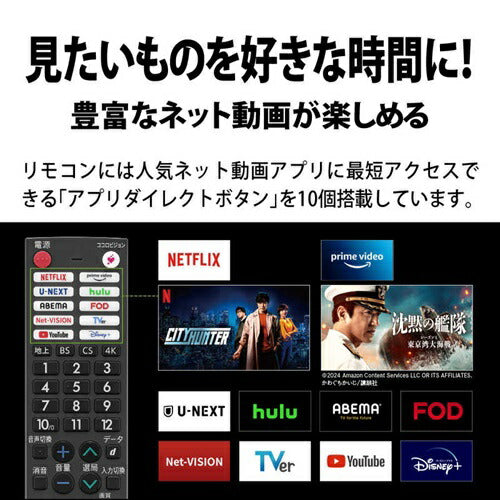 テレビ 65型 AQUOS アクオス シャープ 4T-C65GL1 液晶テレビ 65V型 4K対応 65インチ GL1ライン 低反射パネル ネット動画 音声操作