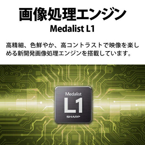 テレビ 65型 AQUOS アクオス シャープ 4T-C65GL1 液晶テレビ 65V型 4K対応 65インチ GL1ライン 低反射パネル ネット動画 音声操作
