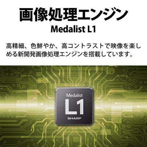 液晶テレビ 55V型 4Kチューナー内蔵 AQUOS 4K GL1ライン シャープ 4T-C55GL1