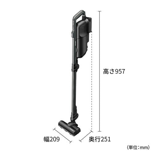 掃除機 コードレススティッククリーナー RACTIVE Air 紙パック式 1.3kg ブラック系 シャープ EC-KR2-B