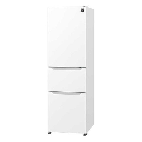 冷蔵庫 317L 3ドア（マットホワイト）【右開き】 シャープ SJ-PT32P-W