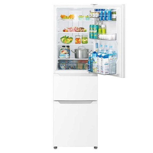 冷蔵庫 317L 3ドア（マットホワイト）【右開き】 シャープ SJ-PT32P-W