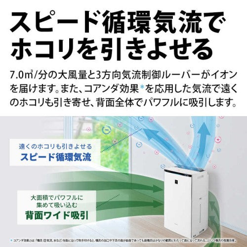 プラズマクラスター加湿空気清浄機 適用畳数:31畳 最大適用畳数(加湿):21畳 PM2.5対応 ホワイト系 シャープ KI-TX70-W