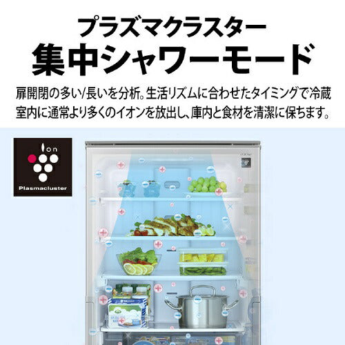 冷蔵庫 5ドア プラズマクラスター搭載 どっちもドア カームマット