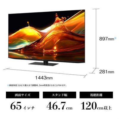 液晶テレビ AQUOS XLED 量子ドット mini LEDテレビ HP1/HP2ライン 65V型 シャープ 4T-C65HP1