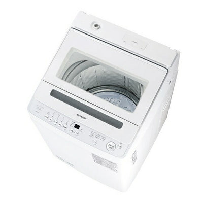 全自動洗濯機 洗濯・脱水容量10kg 穴なし槽 ホワイト系 シャープ ES-GV10K-W