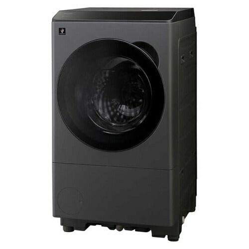 プラズマクラスター ドラム式洗濯乾燥機 (左開き) 洗濯12.0kg 乾燥6.0kg グレイングレー シャープ ES-12X1-HL