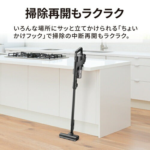 掃除機 コードレス 軽量 強力吸引 RACTIVE Air シャープ EC-FR11-B ブラック系