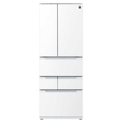冷蔵庫 505L ピラーレスフレンチドア 観音開き シャープ SJ-MF51R(W) ブラストホワイト