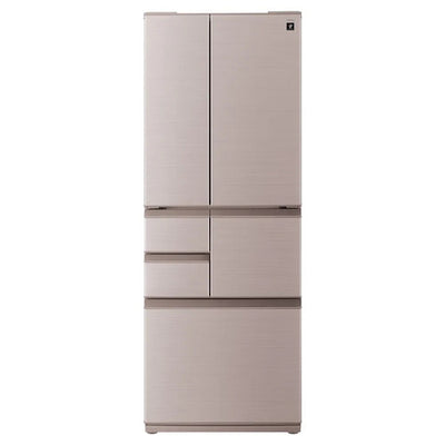 SHARP シャープ 6ドア冷凍冷蔵庫 502L SJ-X504R-N シャンパン