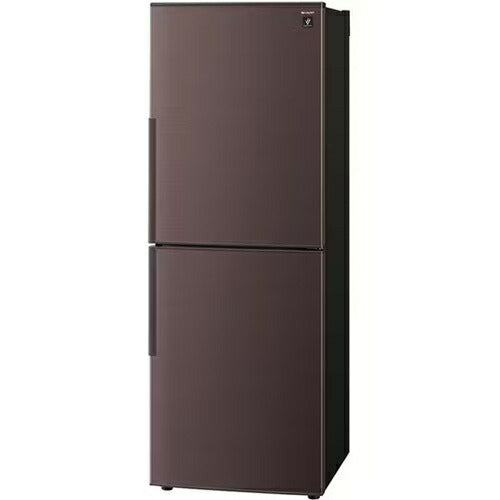 冷蔵庫 280L 2ドア 片開き アコールブラウン シャープ SJ-PD28R-T