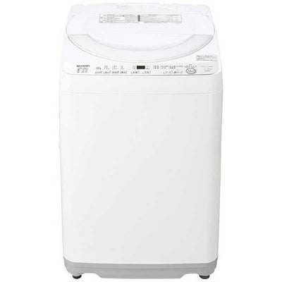 洗濯機 7kg シャープ ES-GE7K-W 全自動洗濯機 ホワイト系 新生活 一人暮らし 単身 穴なし漕 節水 清潔