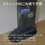 SHARP シャープ コードレススティック掃除機 RACTIVE Air STATION EC-CR1-H