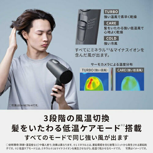 ヘアードライヤー イオニティ アッシュグリーン パナソニック EH-NE7N-G