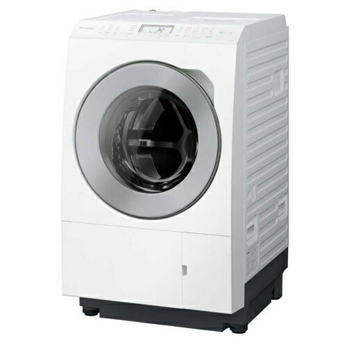 洗濯機 12kg ななめドラム洗濯乾燥機 左開き パナソニック NA-LX127EL-W マットホワイト 自動投入 ヒートポンプ乾燥 温水スゴ落ち泡洗浄 スマホで洗濯 ダウンジャケットコース