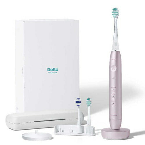 電動歯ブラシ パナソニック ドルツプレミアム W音波振動ハブラシ EW-DP58-P モーブピンク 軽量 約95g アプリ対応