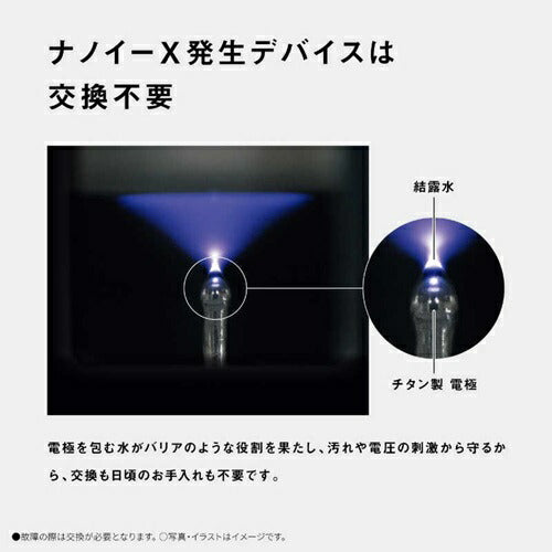 空気清浄機（31畳まで ホワイト）nanoeX（ナノイーX）9.6兆 パナソニック F-PX70C-W