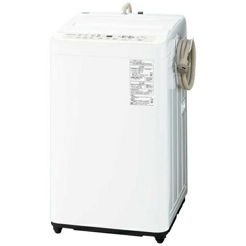洗濯機 7kg パナソニック NA-F7PB5-W 全自動洗濯機 ホワイト 新生活 一人暮らし 単身 小型 コンパクト 風呂水吸水ホース付属