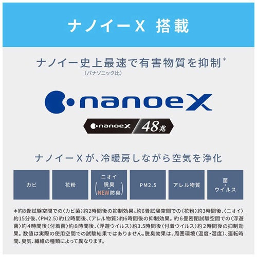 標準取付工事別 エアコン 8畳用 パナソニック 本体のみ エオリア CS-GX256D GXシリーズ （クリスタルホワイト） (冷房：7～10畳/暖房：6～8畳)