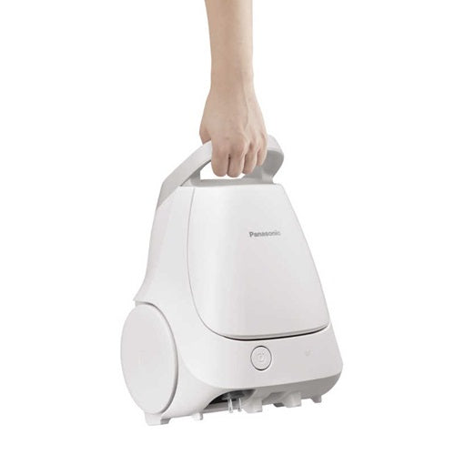 掃除機 紙パック式 キャニスター パナソニック MC-PJ250G-W オフホワイト 軽量 ハイパワー コンパクト ゴミ検知 自走式 日本製