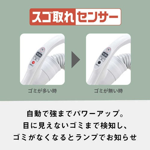 掃除機 紙パック式 キャニスター パナソニック MC-PJ250G-W オフホワイト 軽量 ハイパワー コンパクト ゴミ検知 自走式 日本製