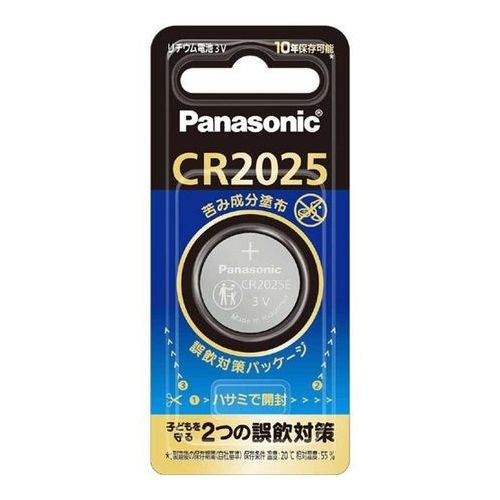 ボタン電池 コイン形リチウム電池 パナソニック CR-2025E 1P