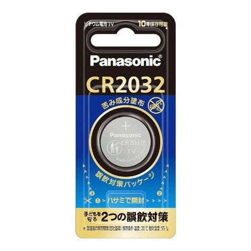 ボタン電池 コイン形リチウム電池 パナソニック CR-2032E 1P