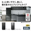 パナソニック 冷蔵庫 6ドア 650L NR-F65WX3-K 観音開き ナノイーX 冷凍室真ん中 幅75cm