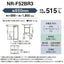 Panasonic パナソニック 6ドア冷凍冷蔵庫 NR-F52BR3-C 515L フレンチドア マットライトベージュ