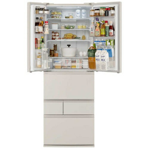 Panasonic パナソニック 6ドア冷凍冷蔵庫 NR-F52BR3-C 515L フレンチドア マットライトベージュ