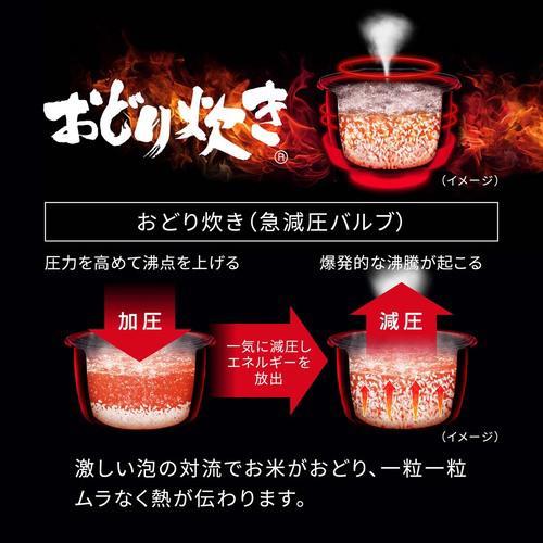 Panasonic パナソニック 可変圧力IHジャー炊飯器 おどり炊き SR-N310E-W 5.5合 ホワイト