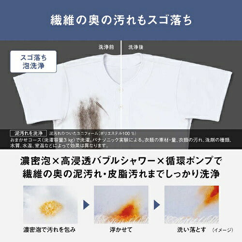 Panasonic パナソニック ななめドラム洗濯乾燥機 NA-LX129FL-C 12kg 左開き