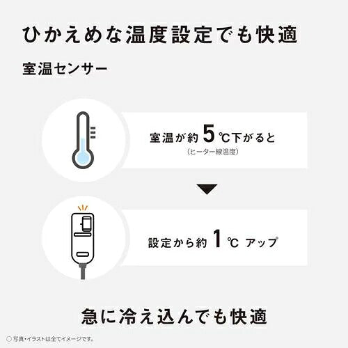 Panasonic パナソニック マイクロファイバー電気掛け敷き毛布 DB-RMH11M-H