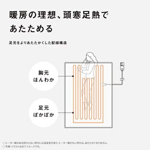 Panasonic パナソニック マイクロファイバー電気掛け敷き毛布 DB-RMH11M-H